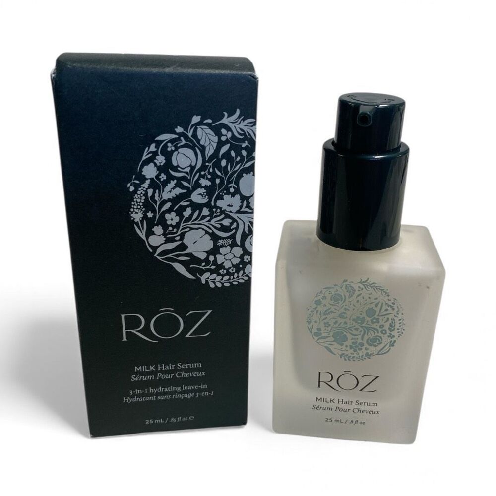 RŌZ MILK Hair Serum 25ml – 3-in-1 Hydrating Leave-In Treatment for Smooth, Shiny
